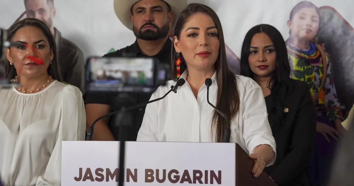 Jasmín Bugarín pide licencia al Senado para competir en proceso interno de Morena en Nayarit