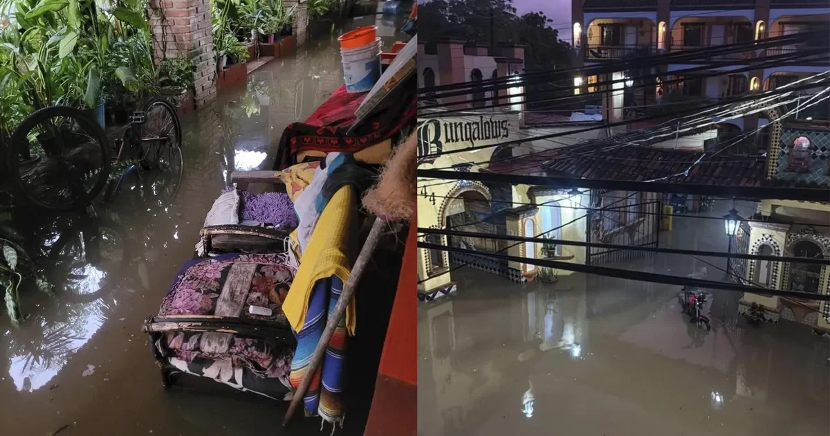 Vecinos de Lo de Marcos acusan a obra de Héctor Santana de agravar inundación