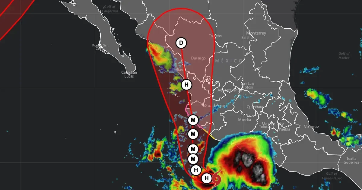 Tormenta Simón podría ser huracán categoría 4 y tocar tierra en Jalisco