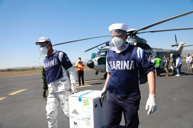 Nayarit recibe más de 18 mil vacunas contra la COVID-19