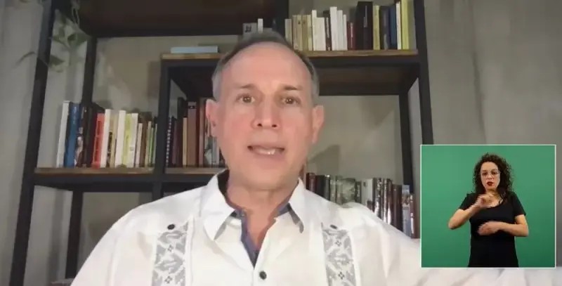 López-Gatell regresa de forma virtual a las conferencias de prensa