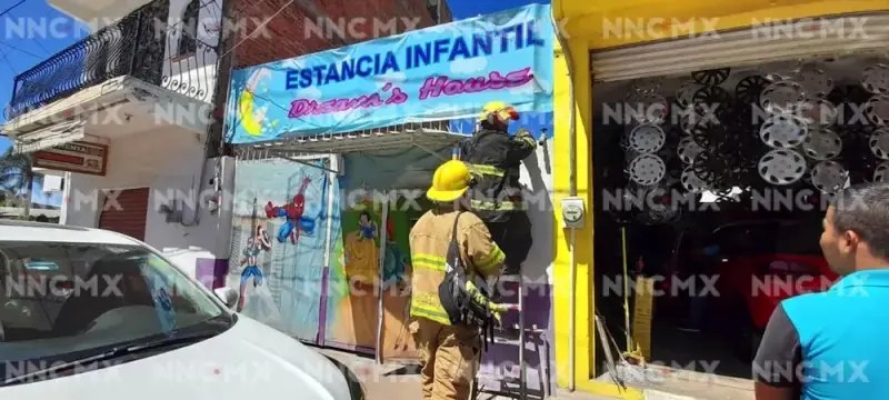 ¡Pánico en El Pitillal!: Moviliza a bomberos fuga de gas en estancia infantil