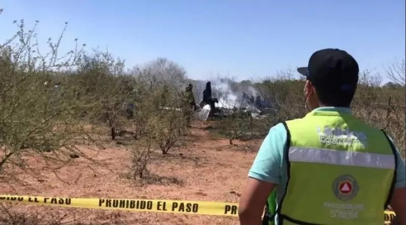 6 muertos tras desplome de avioneta en Sonora; Uno era Subsecretario de Sonora