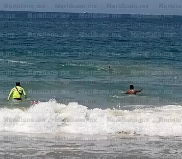 ¡salvan a turista de morir ahogado!