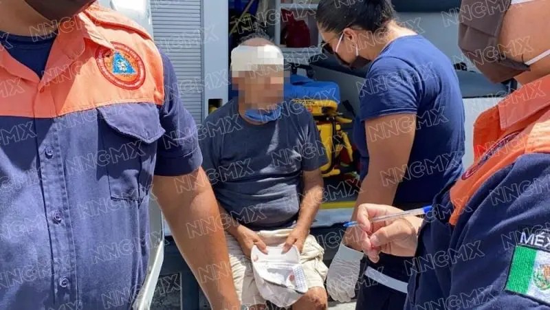 Puerto Vallarta. Atropellaron a ancianito