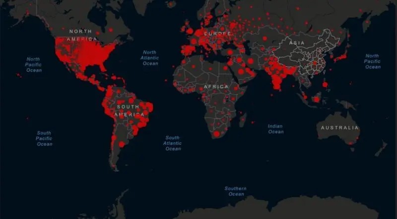 COVID-19. Humanidad se acerca a los 30 millones de contagios de coronavirus