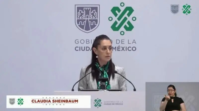 La jefa de Gobierno Claudia Sheinbaum dio su segundo informe