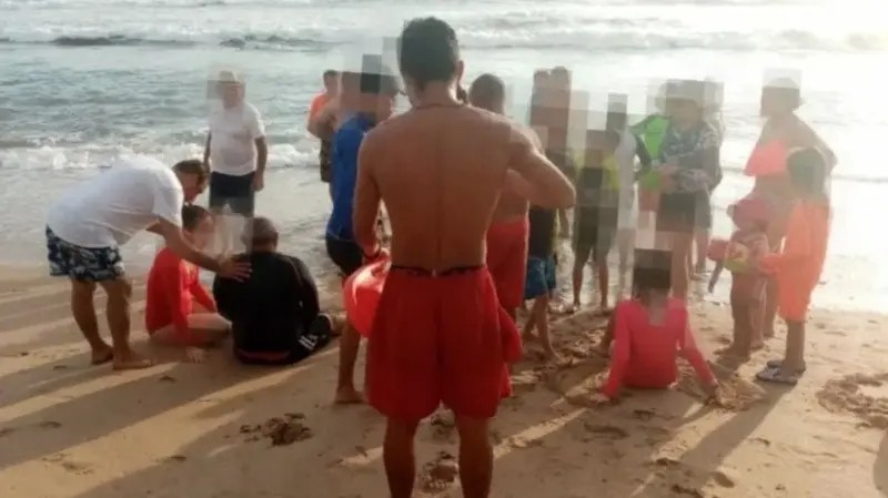 Mazatlán. Rescatan a dos turistas arrastrados por las corrientes del mar