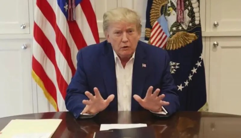 Donald Trump podría ser dado de alta el lunes, informaron sus médicos