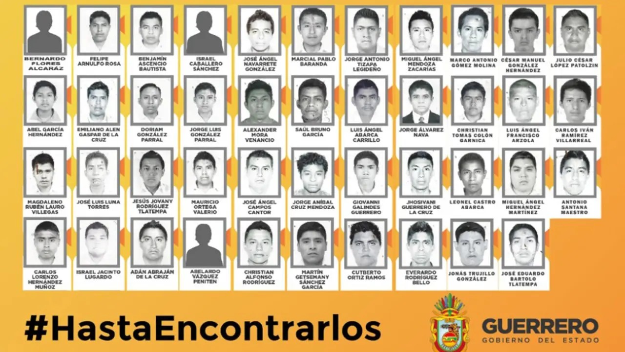 Ayotzinapa. Confirman hallazgo de restos de uno de los 43 desaparecidos