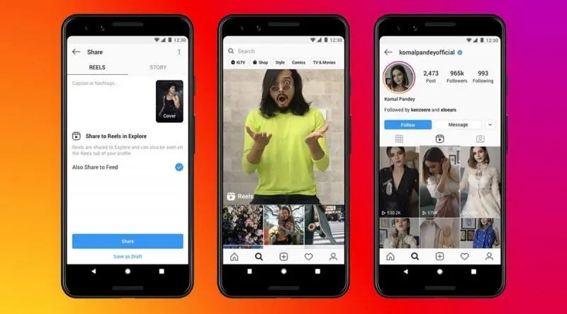 Facebook lanza Instagram Reels para competir contra TikTok