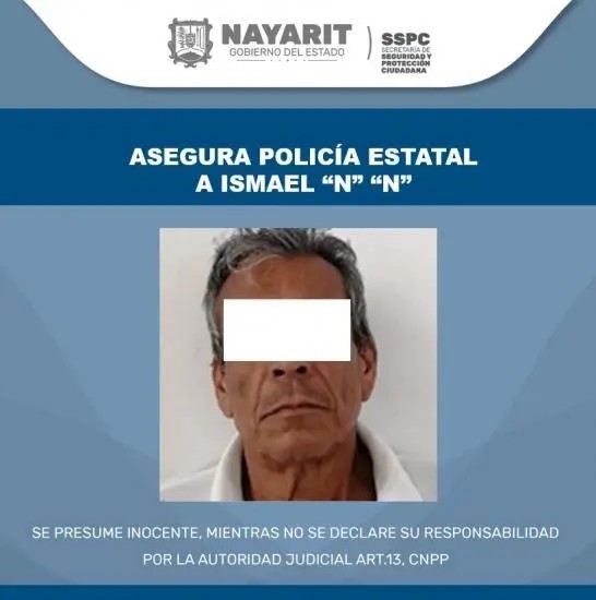 Sesentón preso en el aguacate