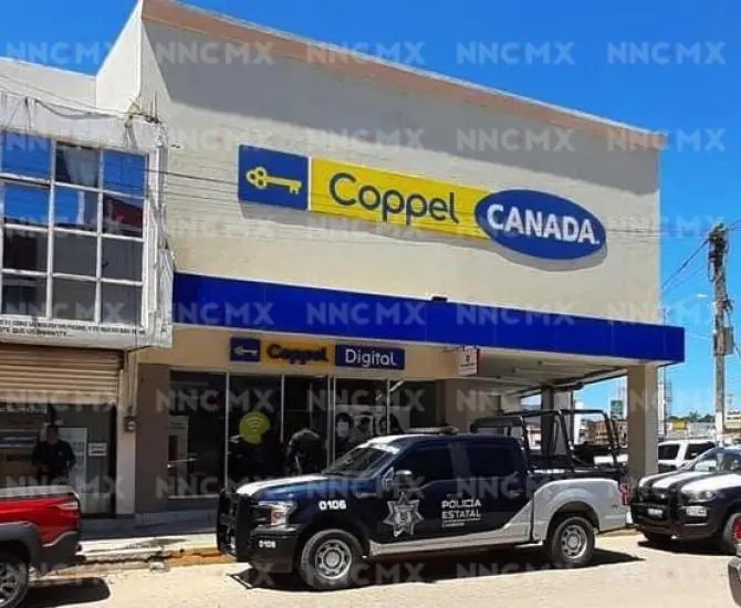 Las Varas. ¡Asaltaron tienda Coppel!
