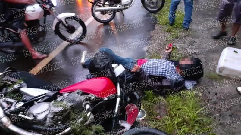 Atropellan a motociclista