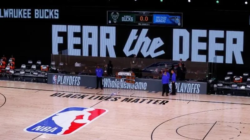 Histórico: los Bucks lideran el boicot a los playoffs de la NBA