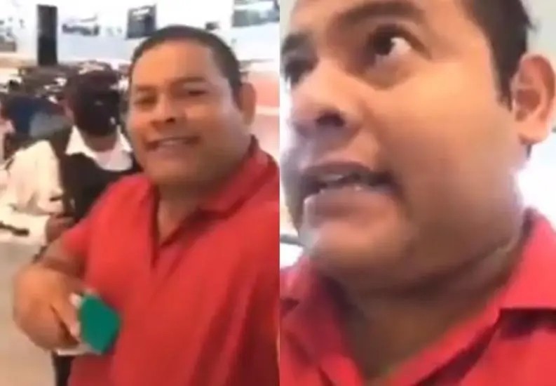 VIDEO: Se niega a usar cubrebocas y en redes lo apodan #LordEsMiCuerpo