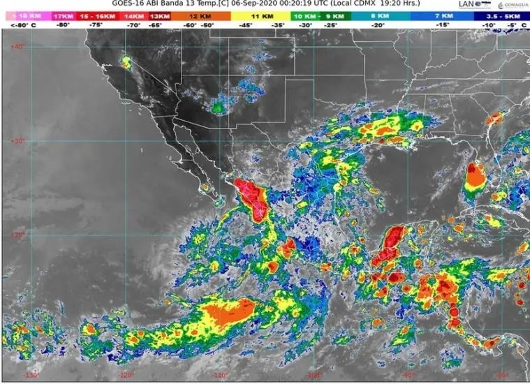 México. Tormenta Tropical \"Julio\" dejará lluvias en Nayarit y cinco Estados más