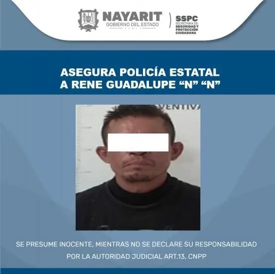 Fue detenido, tenía una orden de aprehensión