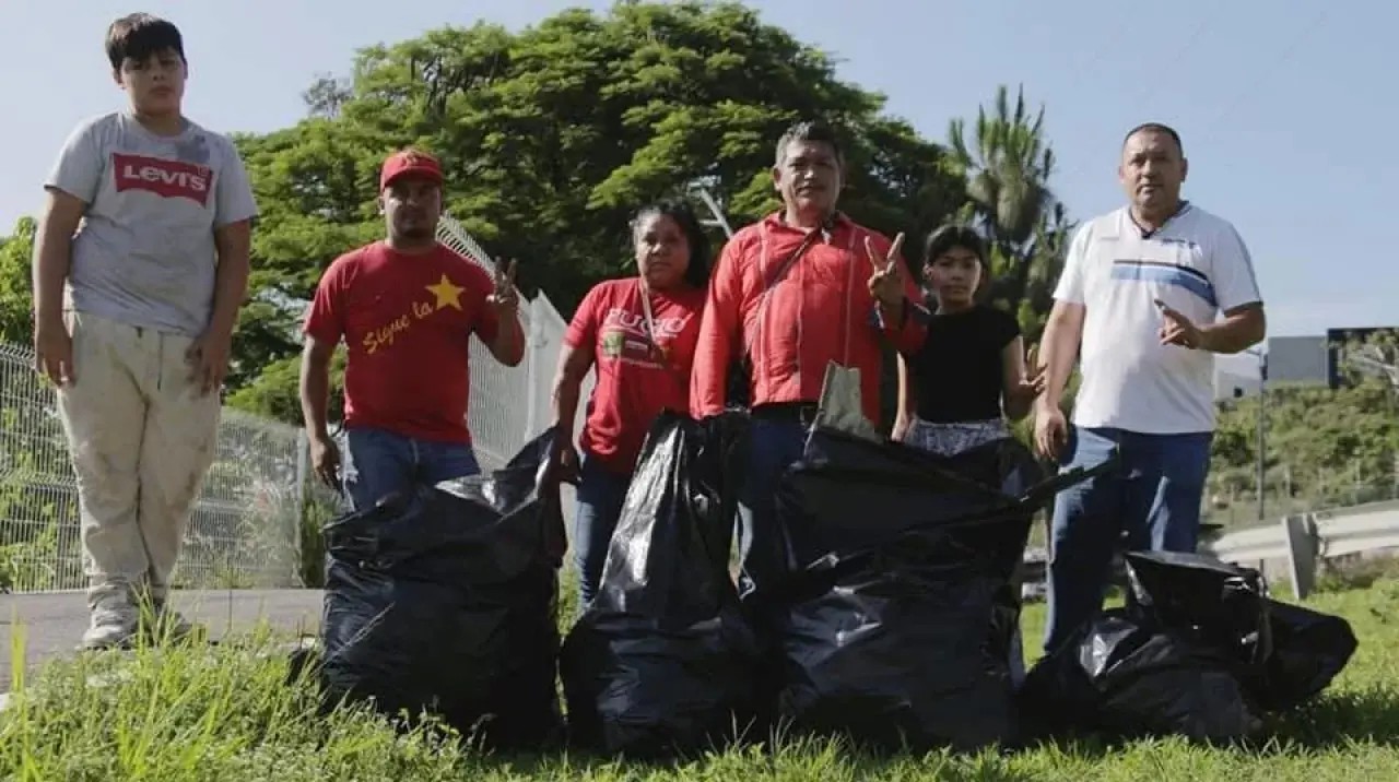 Limpia Fugio Ortiz el parque lineal de Tepic