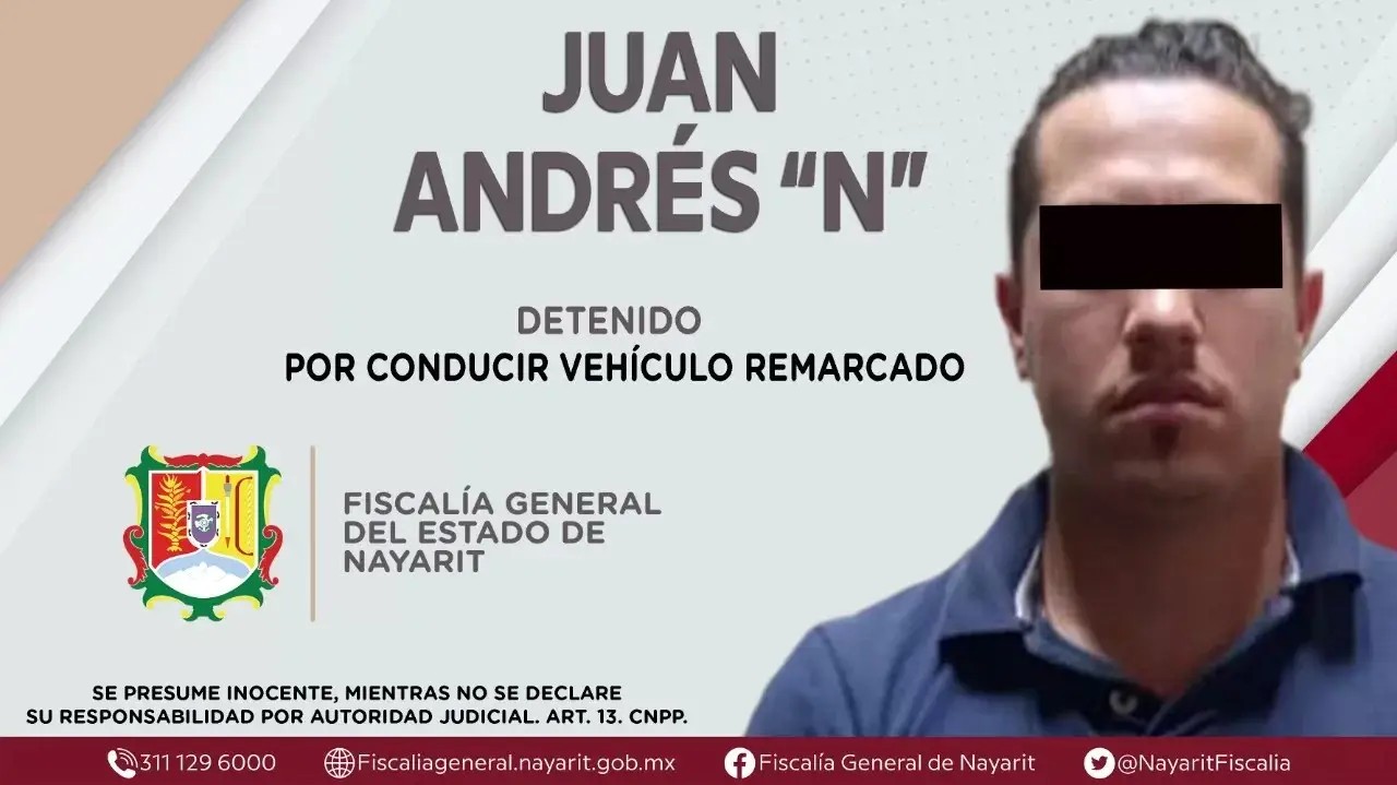 Es asegurado en tepic vehículo con alteraciones