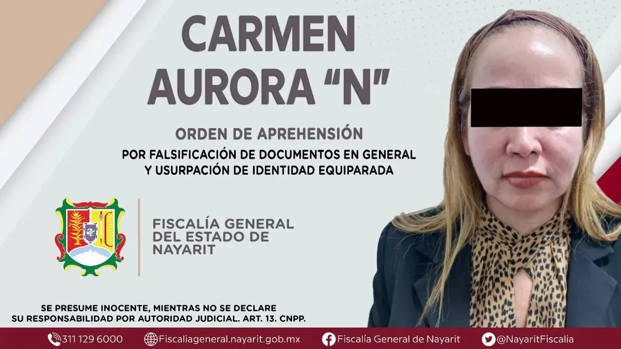 Aprehendida por falsificación de documentos y usurpación de identidad
