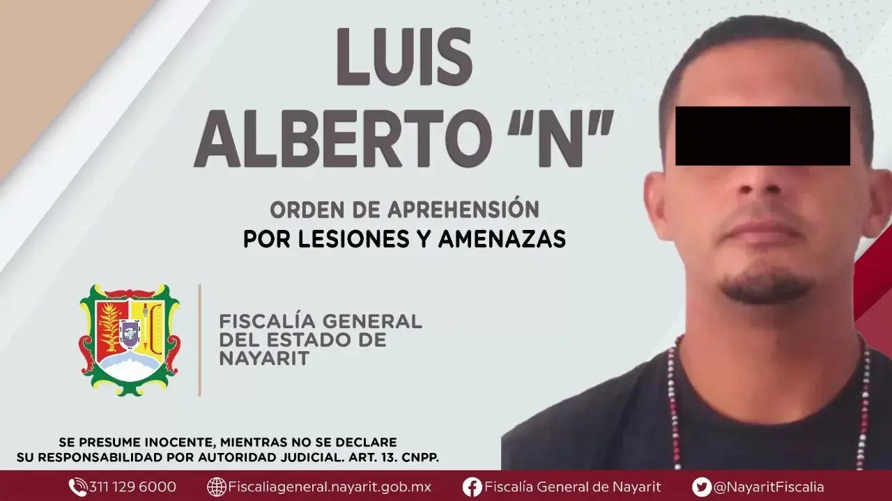 Capturado por lesiones y amenazas en agravio de una mujer