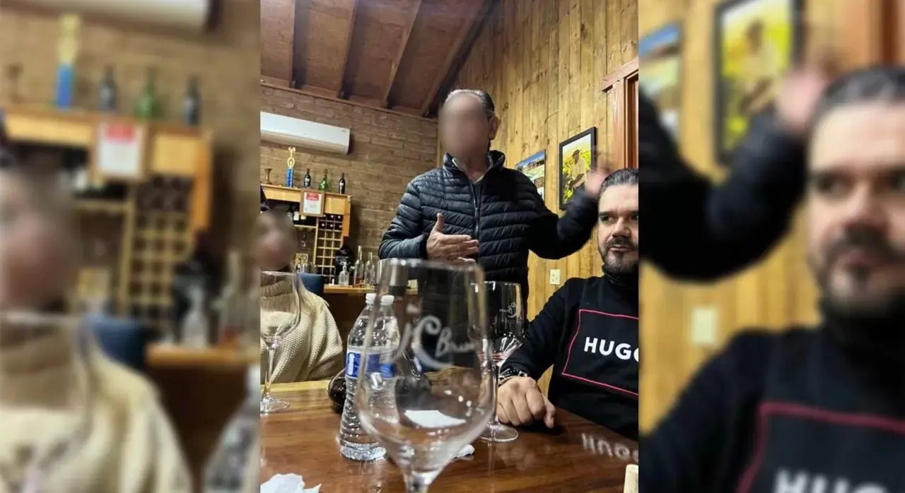 Captan a Alejandro Galván recuperándose en viñedo de Ensenada