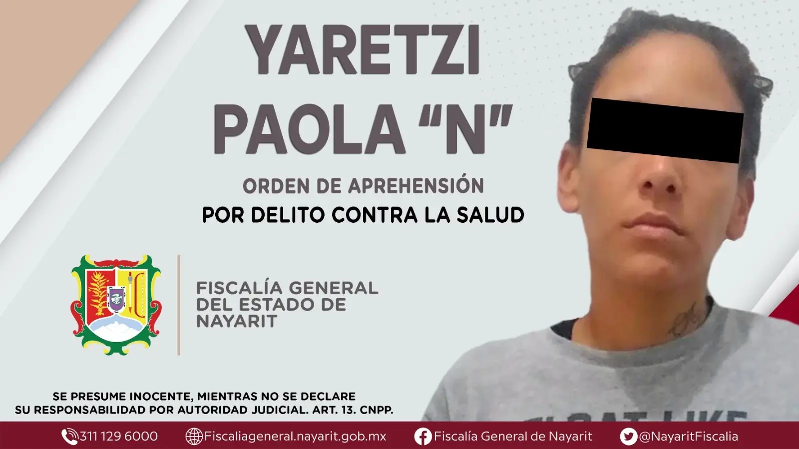 Ejecutan orden de aprehensión por delito contra la salud