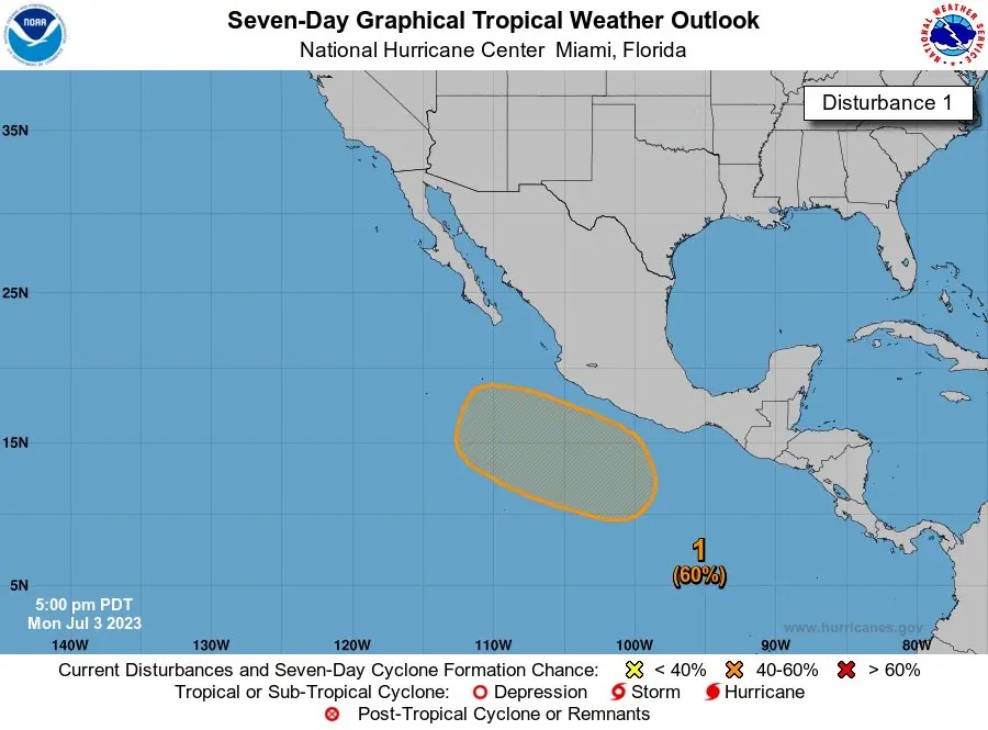 El próximo ciclón tropical en el Pacífico que mantiene en alerta a las costas mexicanas