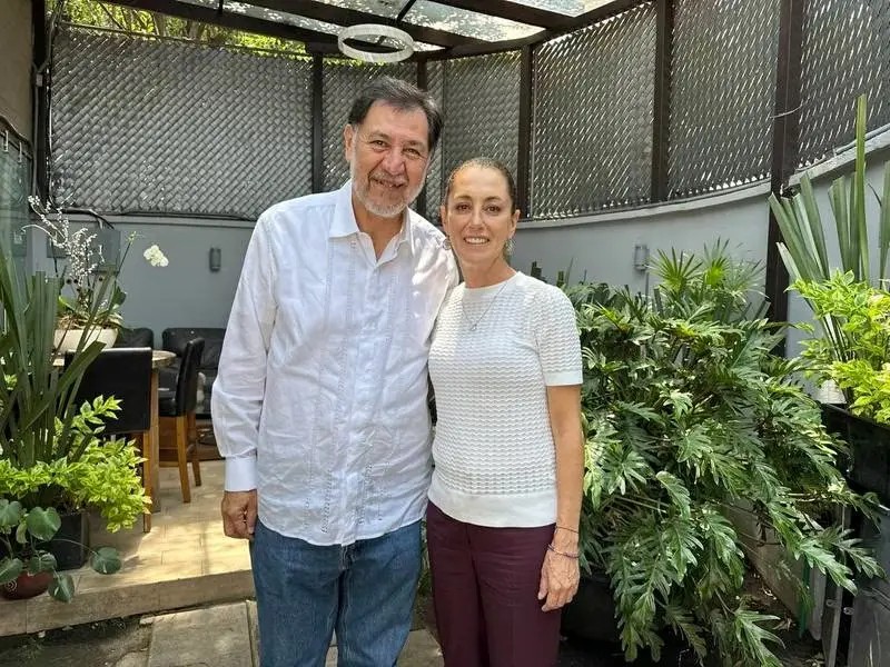 Nombra Claudia Sheinbaum a Fernández Noroña como coordinador de vocerías
