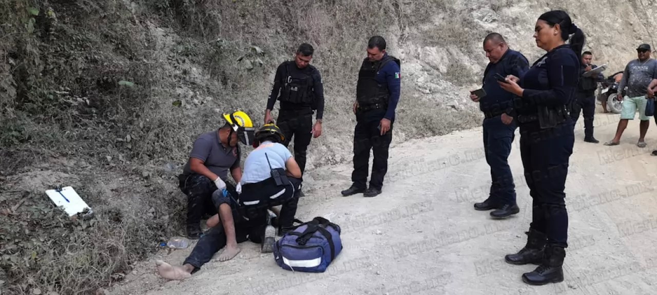 ¡lo hallaron tirado rumbo a la palapa!