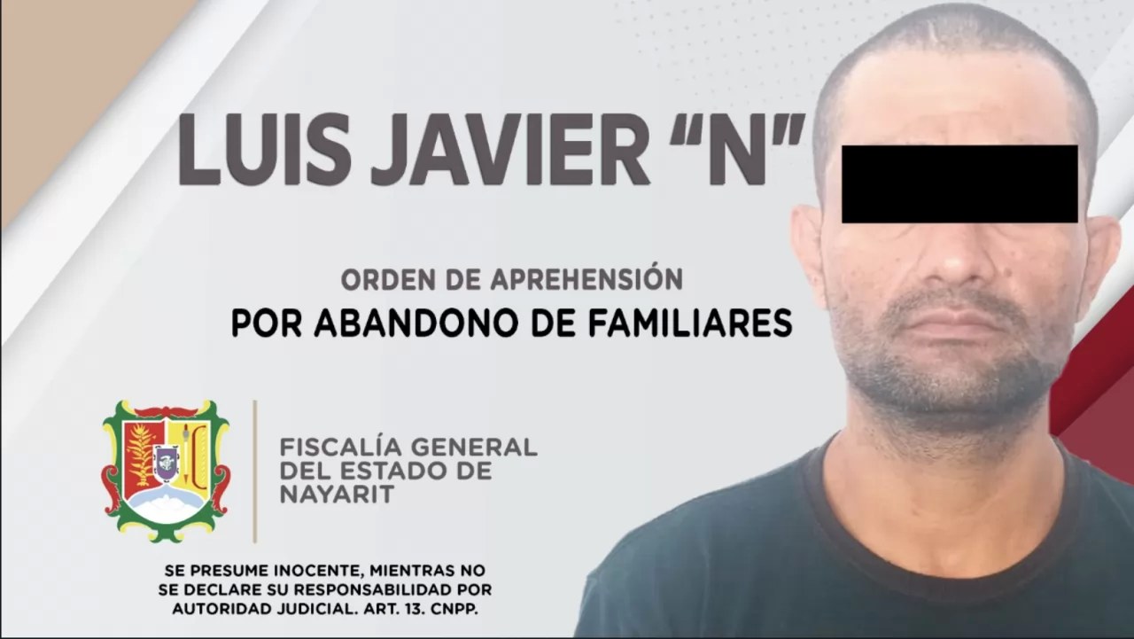 Por abandono de familiares sujeto es capturado