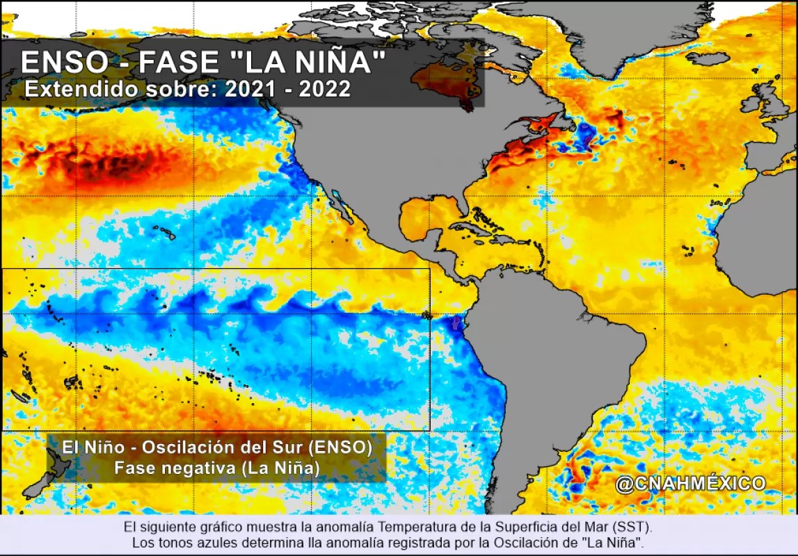 Declaran inicio del fenómeno de La Niña