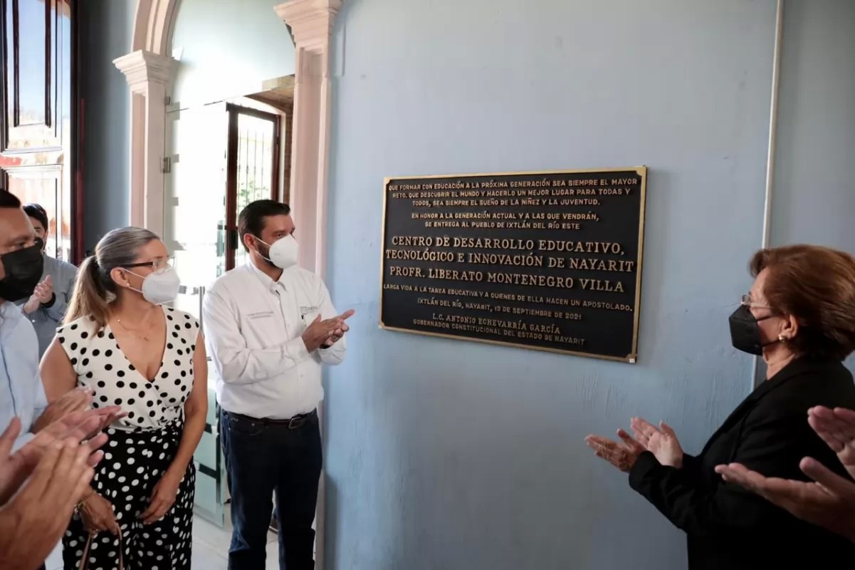 Rinden homenaje a Liberato Montenegro con nuevo centro de desarrollo educativo