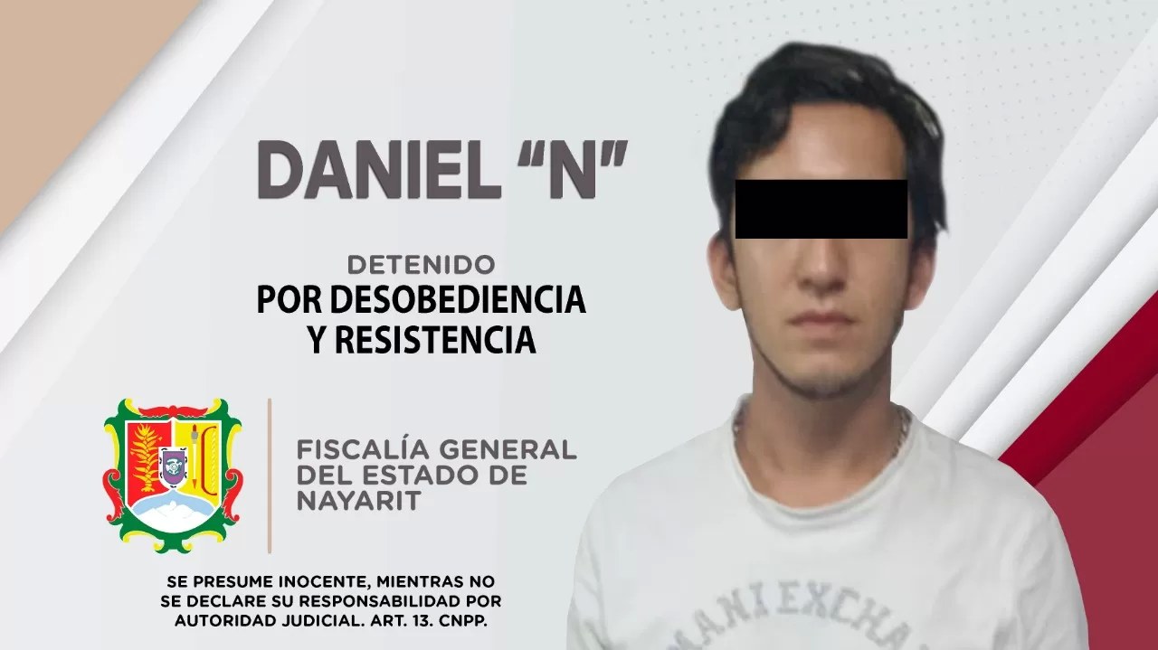 Es capturado por desobediencia y resistencia