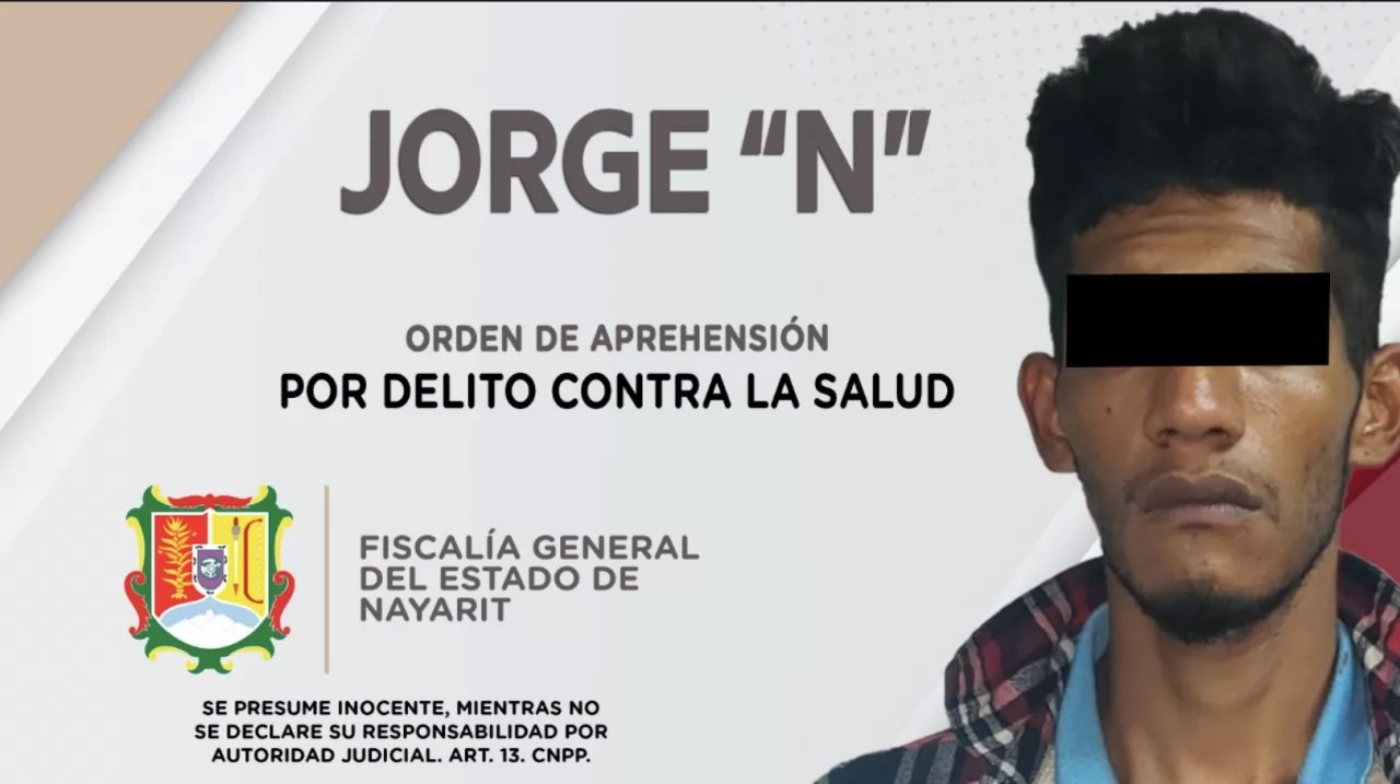 Sujeto es capturado por delito contra la salud