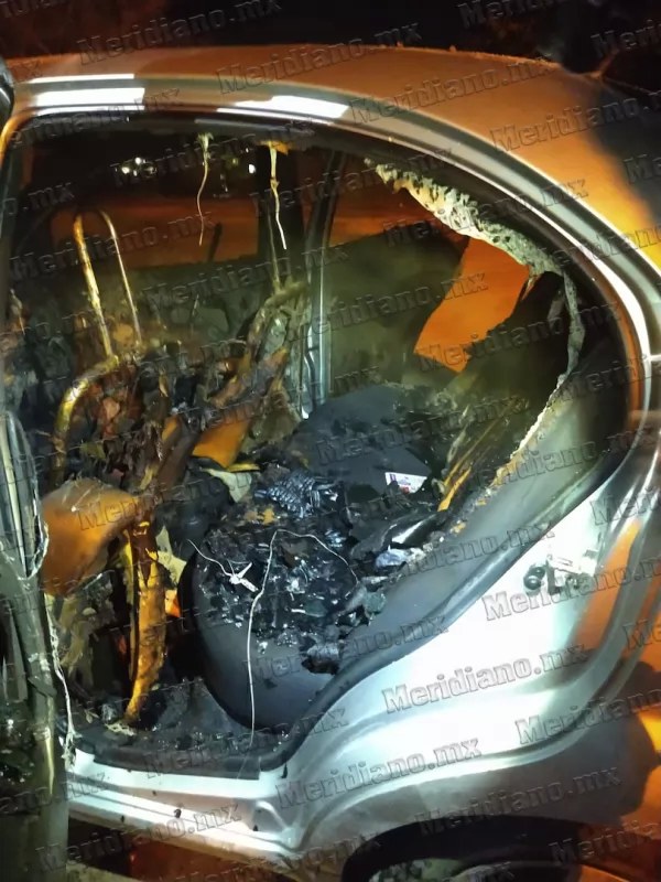 ¡sacó a sus perros a pasear y se incendió su coche!