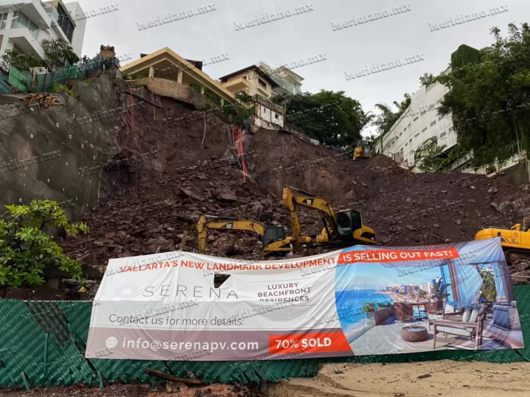 ¡provocaron derrumbe en olas altas!