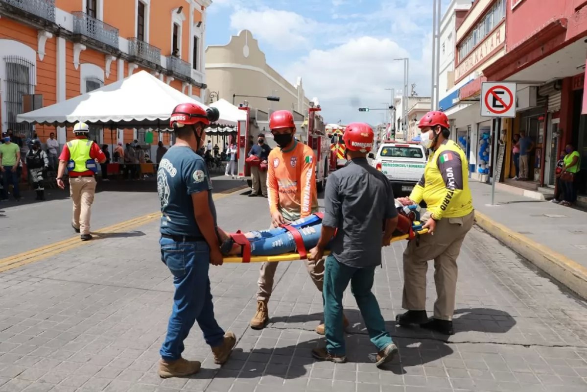Realizan con gran éxito el simulacro de sismo en Tepic