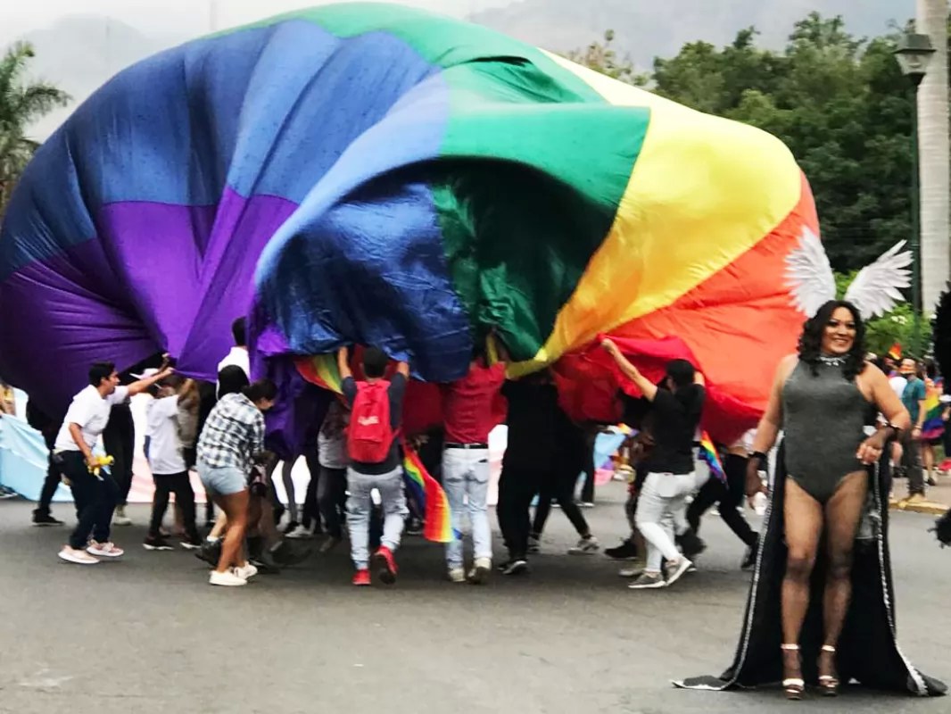 Marchan 800 integrantes de la comunidad LGBT por las calles de Tepic