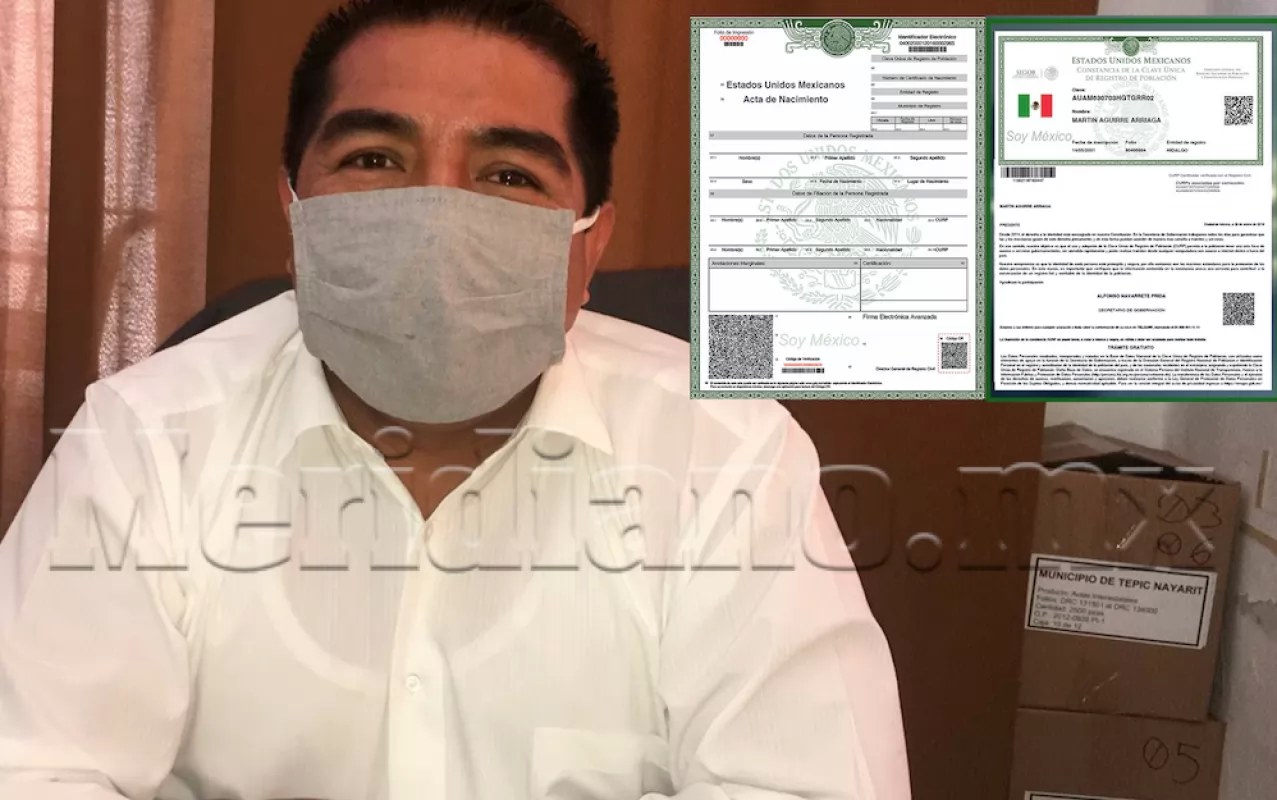 Desplaza CURP a acta de nacimiento para concretar trámites