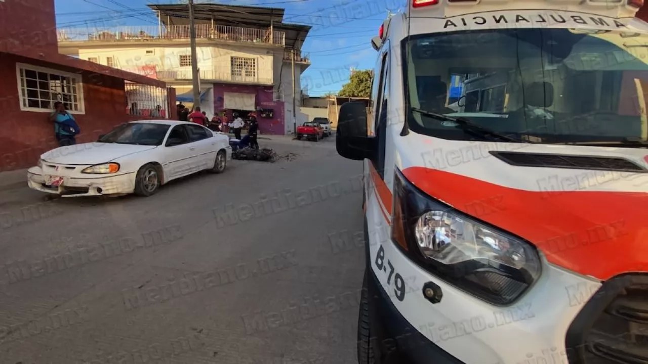 ¡atropellaron a motociclista!