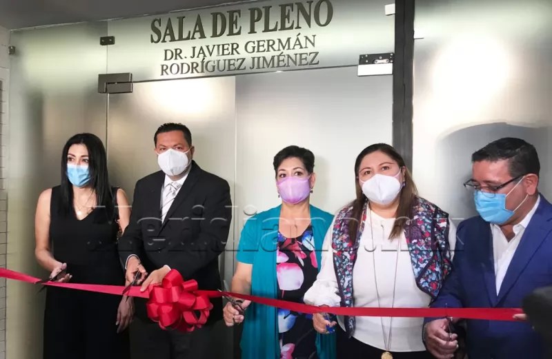 Inauguran Sala de Pleno Javier German Rodríguez Jiménez