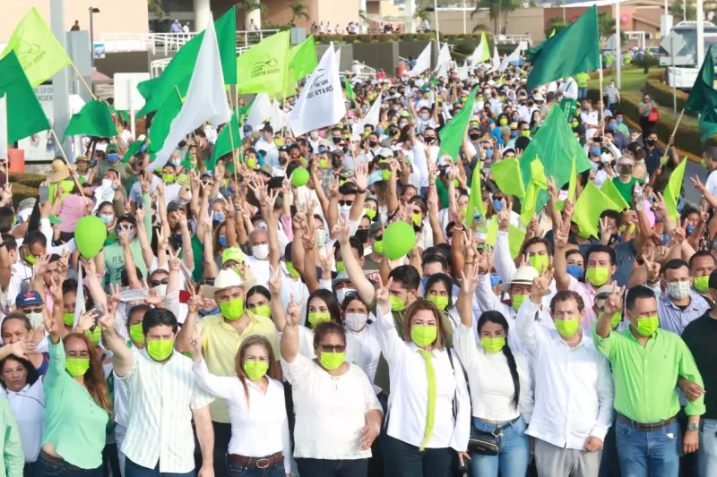 Marcha la \"Ola Verde\" por injusticia contra Munguía