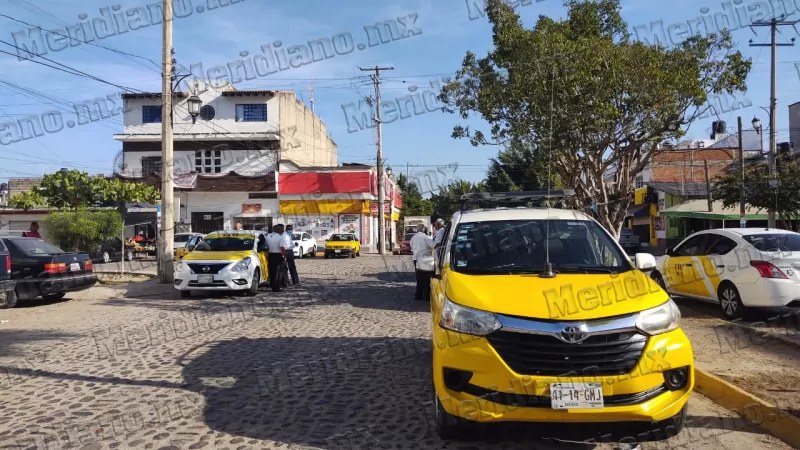 Vecino de La Aurora en Puerto Vallarta agarró a pedradas a taxista