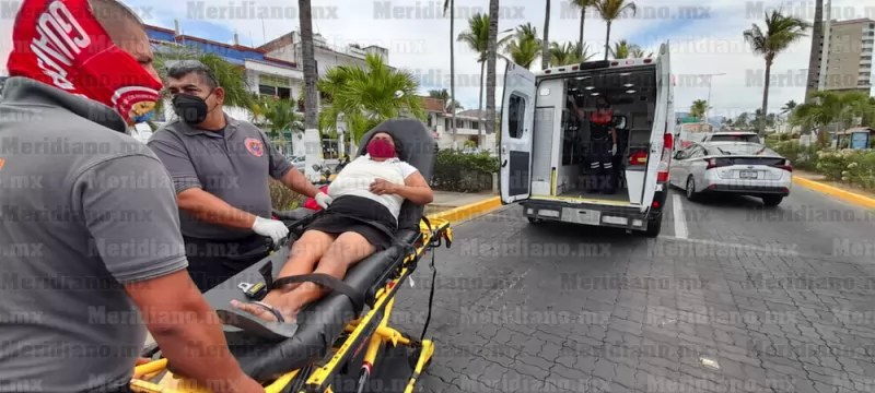 Repartidor atropella a señora frente al Sheraton