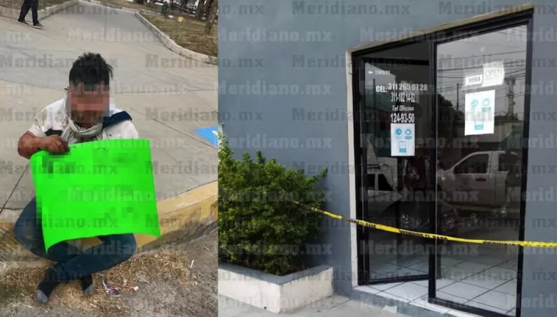 Raptan a trabajador de la Fiscalía en la H. Casas; Reaparece con una cartulina