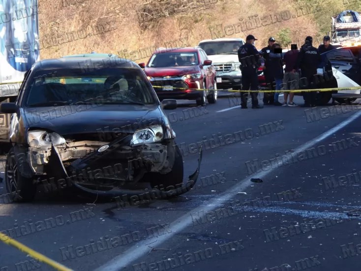 Colisión en libramiento deja un moticiclista muerto