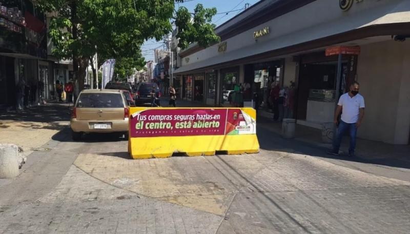 Sinaloa. Retiran otro muro en el Centro de Culiacán