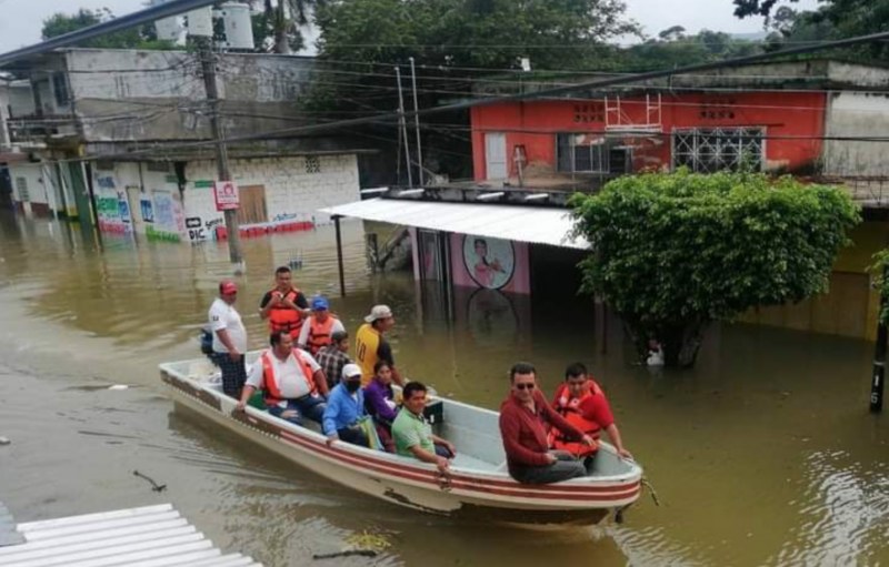 México. Suman 27 muertos por lluvias en el sureste; Hay más de 180 mil damnificados